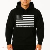 #BlackLivesMatter USA Flag Hoodie thumb 2