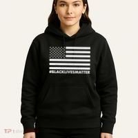 #BlackLivesMatter USA Flag Hoodie thumb 5