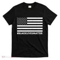 #BlackLivesMatter USA Flag T-Shirt thumb 0