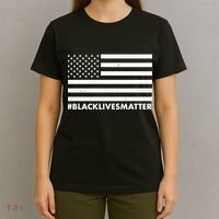 #BlackLivesMatter USA Flag T-Shirt thumb 4