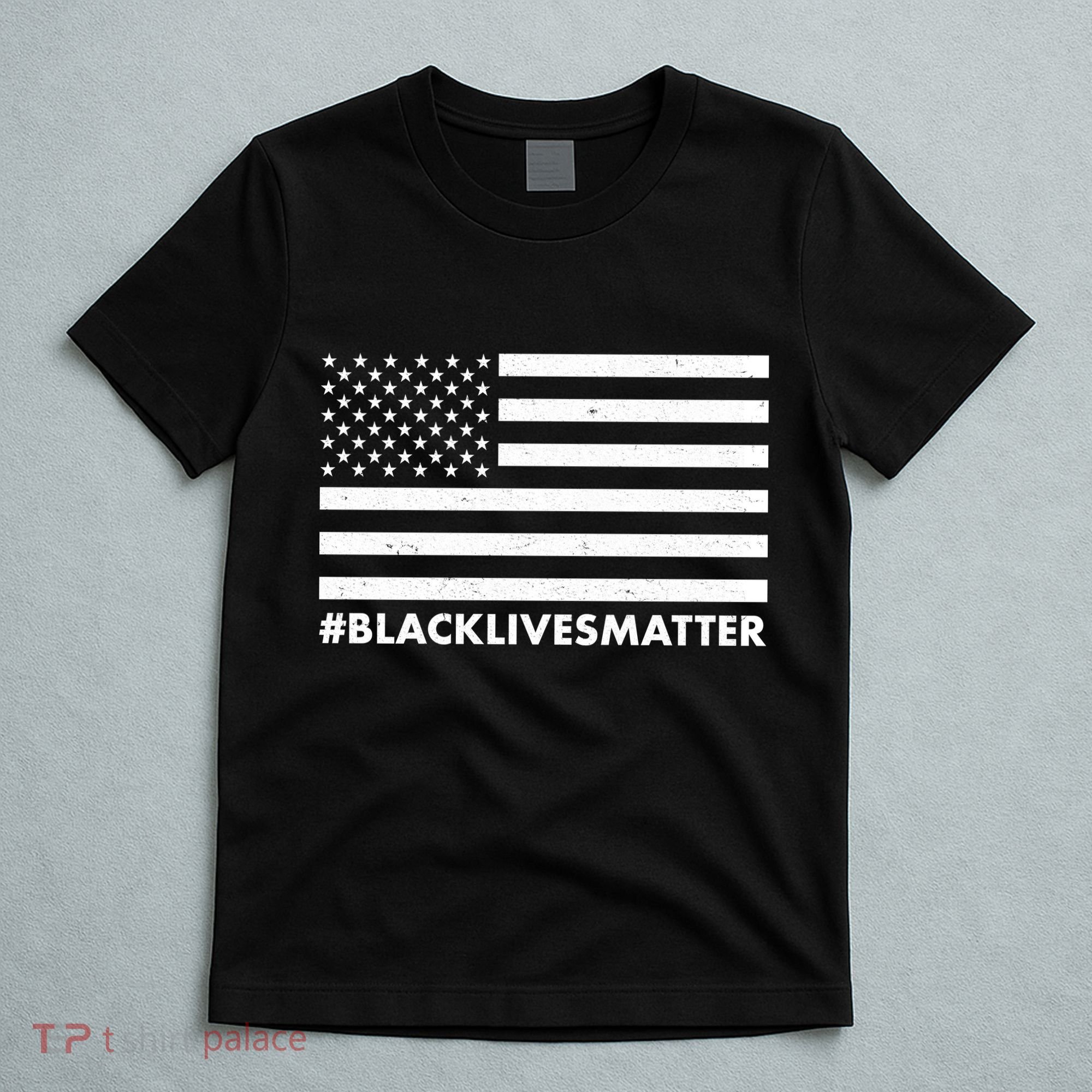 #BlackLivesMatter USA Flag T-Shirt