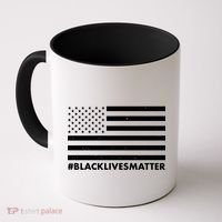 #BlackLivesMatter USA Flag Coffee Mug thumb 0