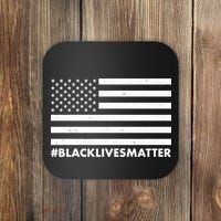 #BlackLivesMatter USA Flag Coaster thumb 0