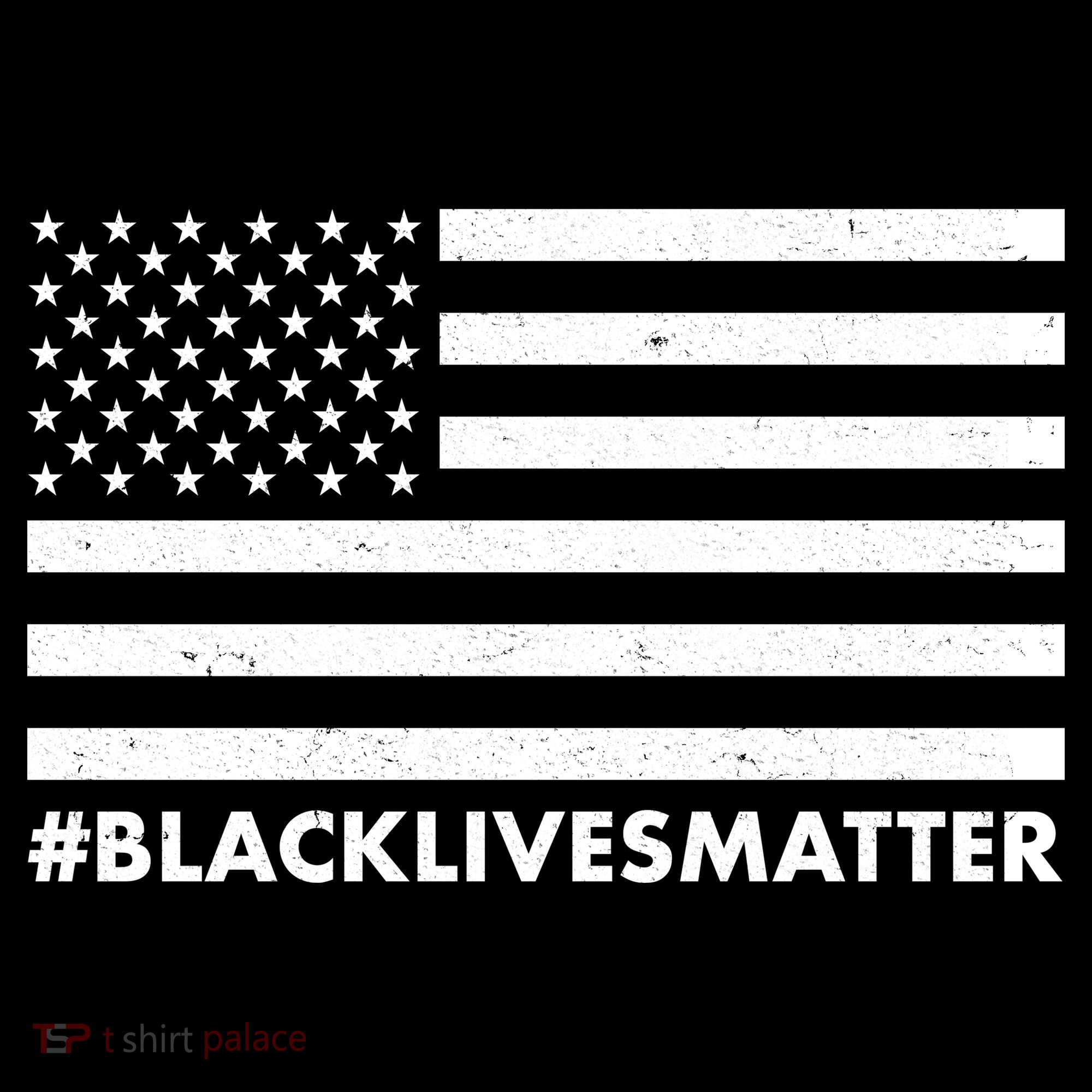 #BlackLivesMatter USA Flag Women's Hoodie