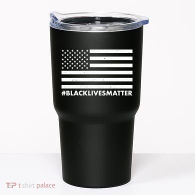#BlackLivesMatter USA Flag Tumbler