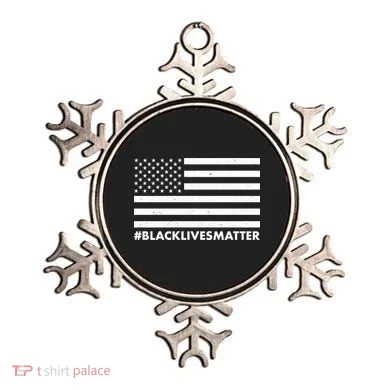 #BlackLivesMatter USA Flag Ornament