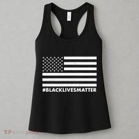#BlackLivesMatter USA Flag Women's Tank Top thumb 3