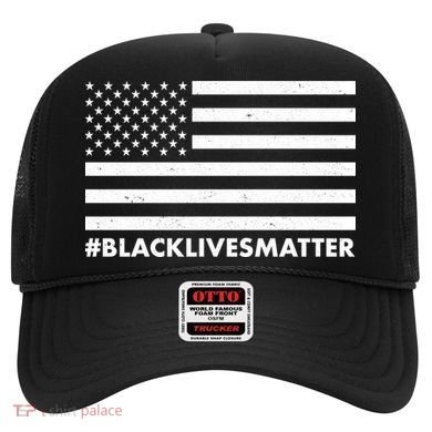 #BlackLivesMatter USA Flag Hat