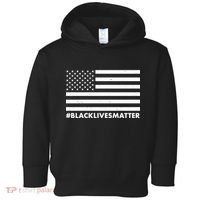 #BlackLivesMatter USA Flag Toddler Hoodie thumb 0