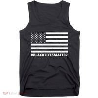 #BlackLivesMatter USA Flag Tank Top thumb 0