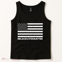 #BlackLivesMatter USA Flag Tank Top thumb 2
