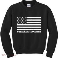 #BlackLivesMatter USA Flag Kids Sweatshirt thumb 0