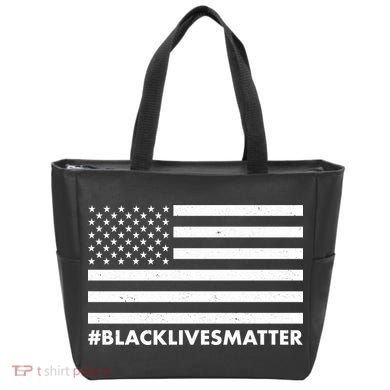 #BlackLivesMatter USA Flag Tote Bag