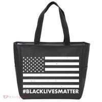 #BlackLivesMatter USA Flag Tote Bag thumb 0