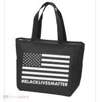 #BlackLivesMatter USA Flag Tote Bag thumb 3
