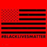 #BlackLivesMatter USA Flag Santa Hat thumb 1