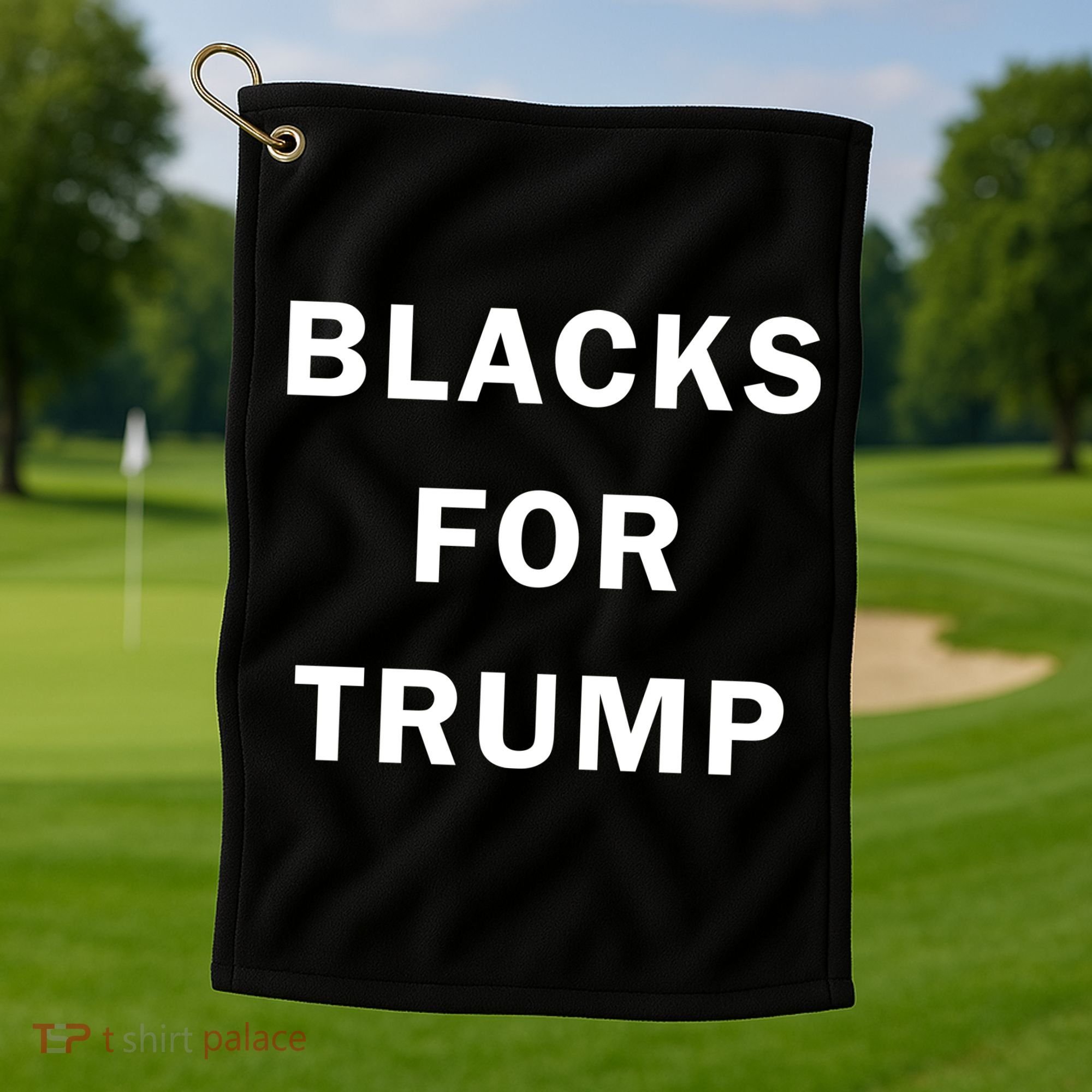 Blacks For Trump Golf Towel