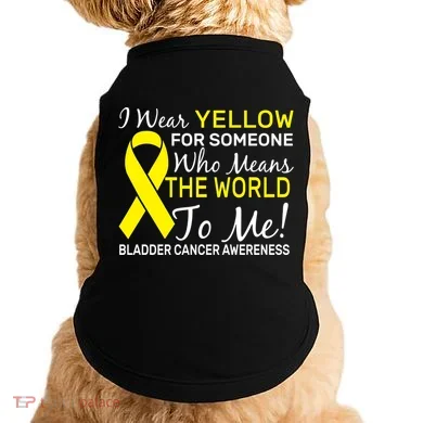 Bladder Cancer Awareness Doggie Tank