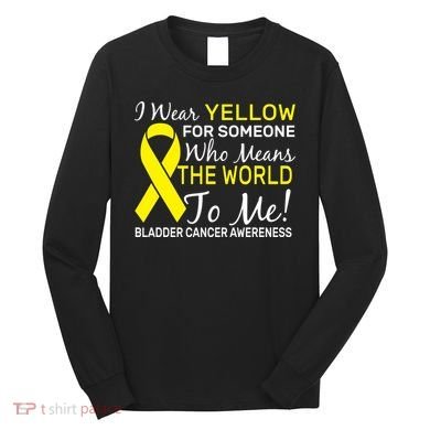 Bladder Cancer Awareness Long Sleeve Shirt