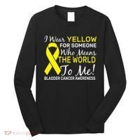 Bladder Cancer Awareness Long Sleeve Shirt thumb 0