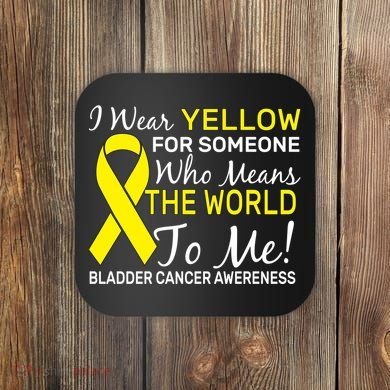 Bladder Cancer Awareness Coaster