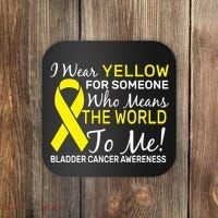 Bladder Cancer Awareness Coaster thumb 0