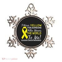 Bladder Cancer Awareness Ornament thumb 0