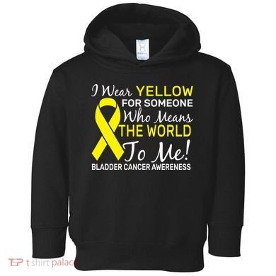 Bladder Cancer Awareness Toddler Hoodie