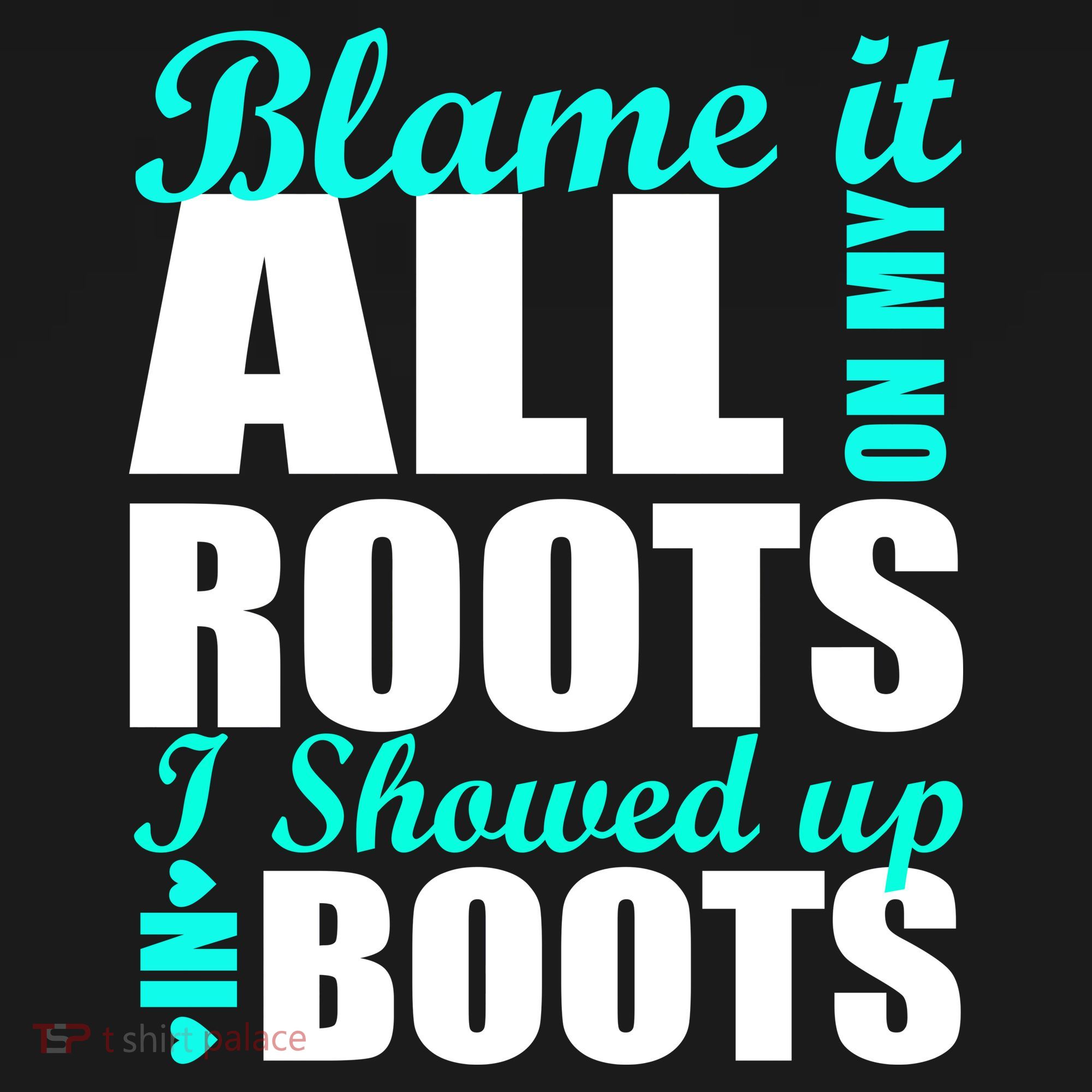 Blame It All On My Roots I Showed Up In Boots Ornament