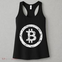 Bitcoin Logo Btc Crypto Currency Traders Blockchain Miners Women's Tank Top thumb 3