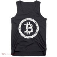Bitcoin Logo Btc Crypto Currency Traders Blockchain Miners Tank Top thumb 0