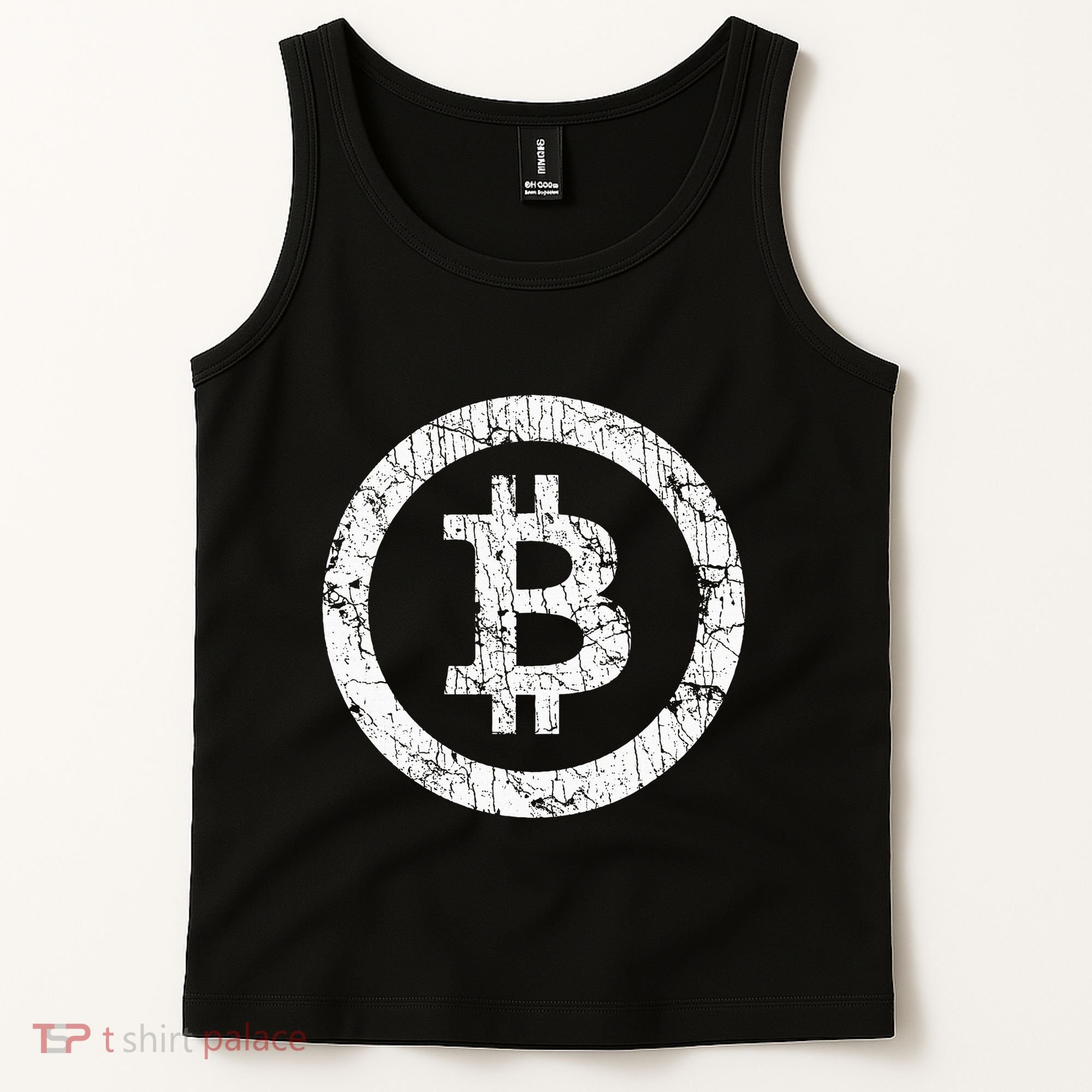 Bitcoin Logo Btc Crypto Currency Traders Blockchain Miners Tank Top