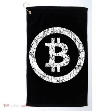 Bitcoin Logo Btc Crypto Currency Traders Blockchain Miners Golf Towel