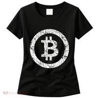 Bitcoin Logo Btc Crypto Currency Traders Blockchain Miners Women's T-Shirt thumb 0