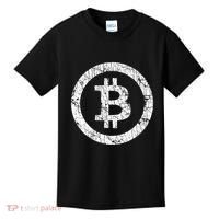 Bitcoin Logo Btc Crypto Currency Traders Blockchain Miners Kids T-Shirt thumb 0