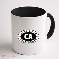 Badge Long Beach California Coffee Mug thumb 1