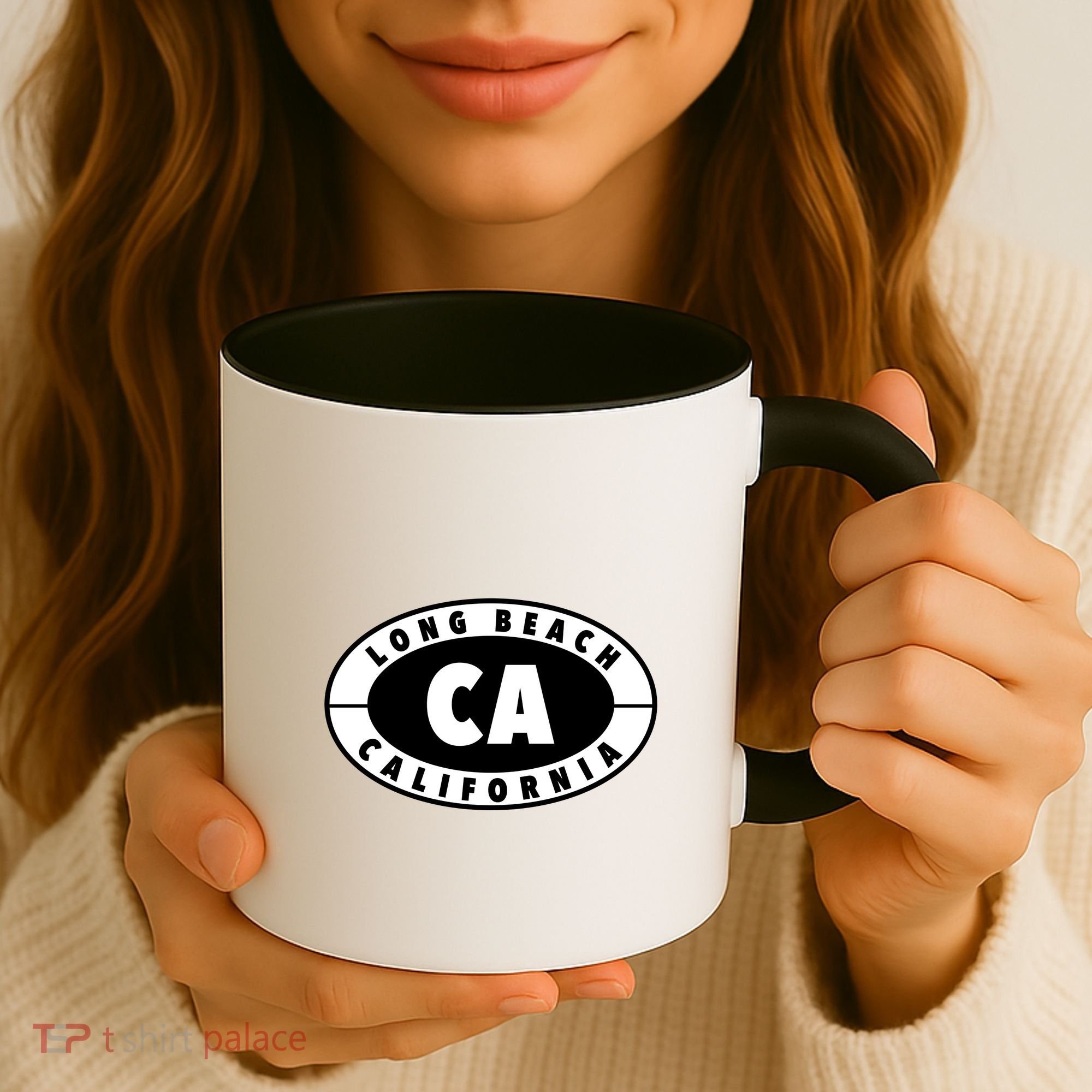 Badge Long Beach California Coffee Mug