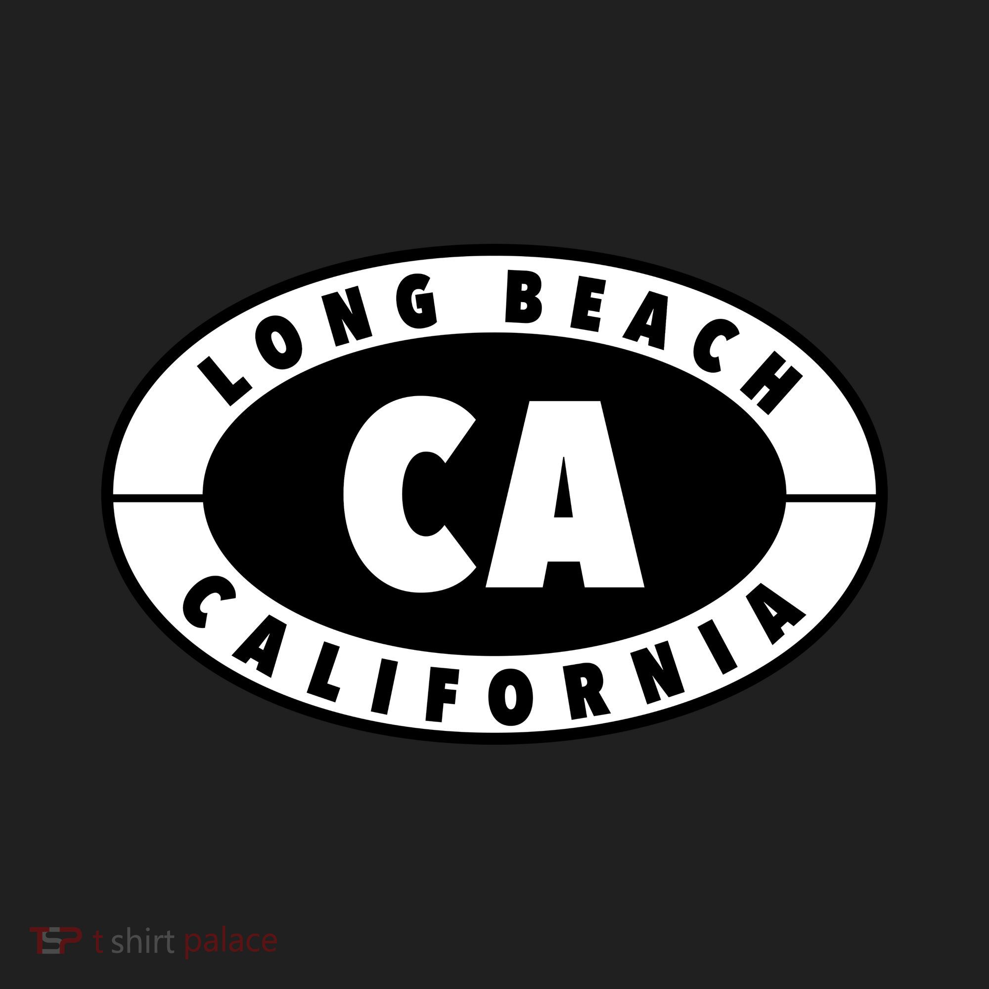 Badge Long Beach California Beanie