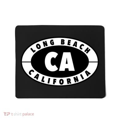 Badge Long Beach California Mousepad