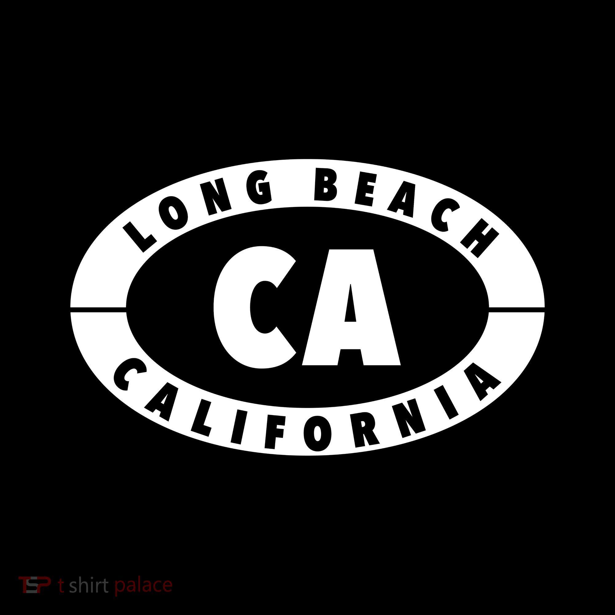 Badge Long Beach California Mousepad