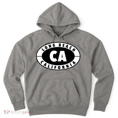 Badge Long Beach California Hoodie