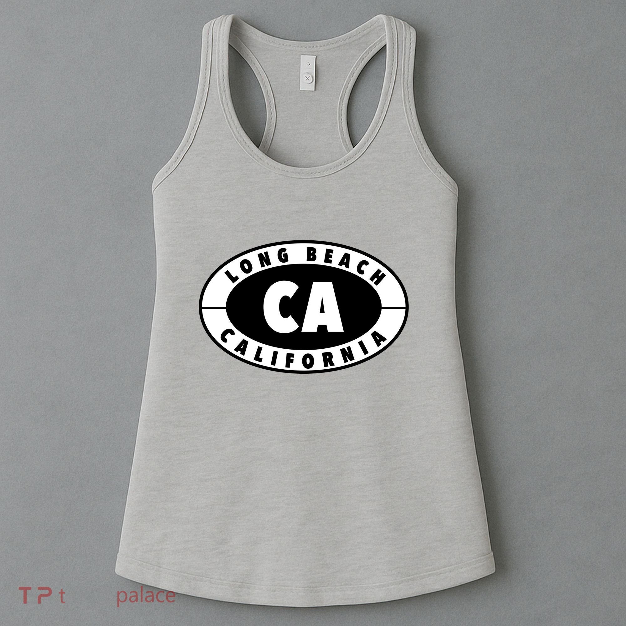 Badge Long Beach California Women's Tank Top