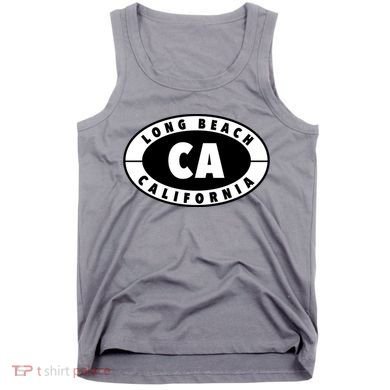 Badge Long Beach California Tank Top