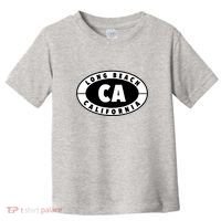 Badge Long Beach California Toddler T-Shirt thumb 0