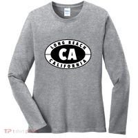 Badge Long Beach California Women's Long Sleeve Shirt thumb 0