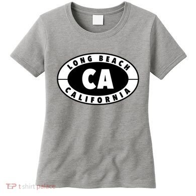 Badge Long Beach California Women's T-Shirt