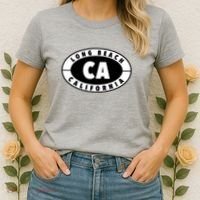 Badge Long Beach California Women's T-Shirt thumb 2