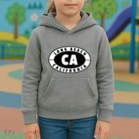 Badge Long Beach California Kids Hoodie thumb 3