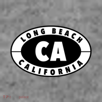 Badge Long Beach California Kids Hoodie thumb 5