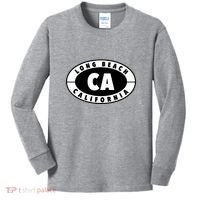 Badge Long Beach California Kids Long Sleeve Shirt thumb 0